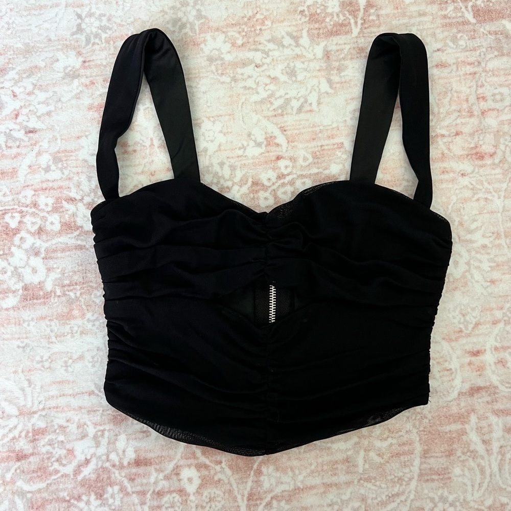 White Fox Going Out Black Women's Top